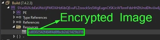 Έξοδος dnSpy που εμφανίζει πόρο δήλωσης (Πηγή - Huntress)